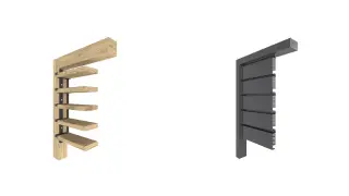 Kompletný set na stavbu slnolamov – lamely, hranoly a otočný mechanizmus SAM KIT