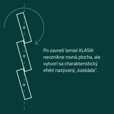 Hliníková lamela Klasik