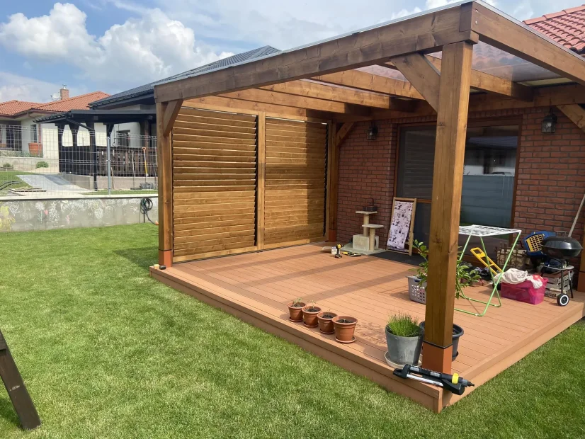 Sada XXL : Výhodný set pre pohyblivý slnolam – otočný systém SAM KIT 5 ks a 25 ks lamiel KLASIK (1 m ) - Farebné prevedenie SAM KIT: Antracit