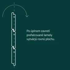 Drevená lamela FALCOVANÁ