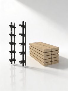 Sada S: Výhodný set pre pohyblivý slnolam – otočný systém SAM KIT a 5 ks lamiel FALCOVANÁ (1 m)