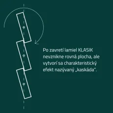 Hliníková lamela Klasik