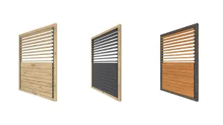 Prémiová stavebnica slnolamov na mieru – drevené rámy narezané na presný rozmer pergoly